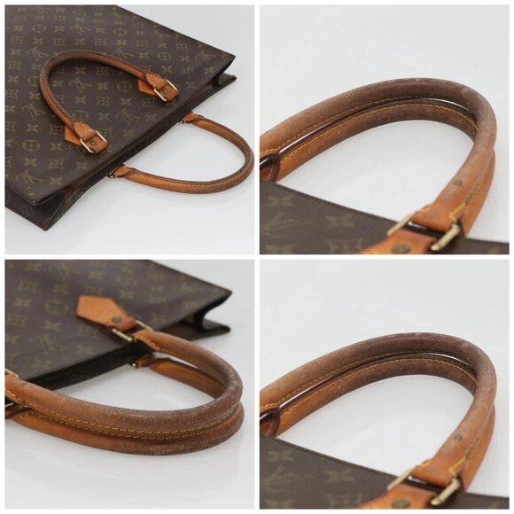 LOUIS VUITTON Monogram Sac Plat Hand Bag M51140 LV Auth BA5428 - Picture 16 of 16